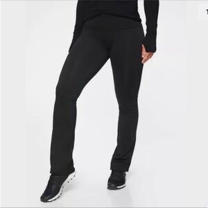 Athleta Alpine Valley Fleece Pant in Black NWT